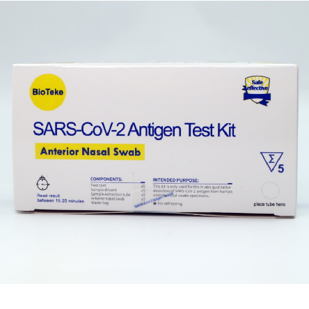 COVID-19 (SARS-COV-2) antigén tesztkészlet (latex mikrogömb immunchromatográfiai vizsgálat)