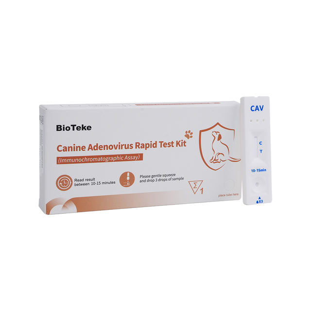 Kutya adenovírus (CAV) Gyors tesztkészlet (Immunochromatographic Assay) ICA2301-5