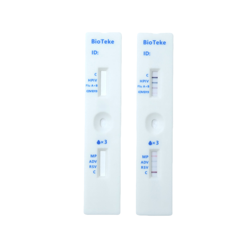 7 az 1-ben SARS-COV-2/influenza A+B/HPIV/RSV/ADV/MP Antigen Rapid Test Kit