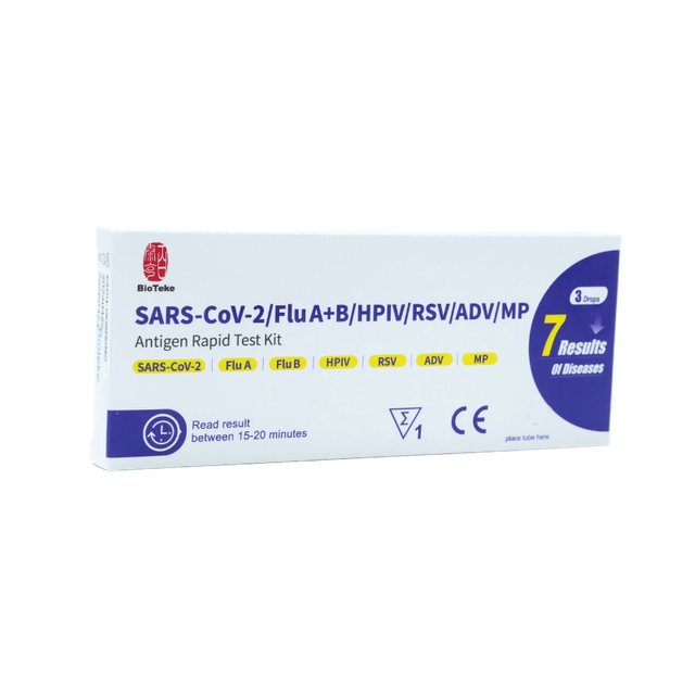 SARS-COV-2/influenza A+B/HPIV/RSV/ADV/MP Antigen gyors tesztkészlet