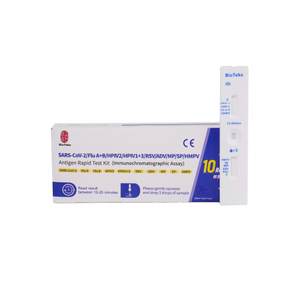 10. légzőszervi 10 SARS-COV-2/influenza A+B/HPIV2/HPIV1+3/RSV/ADV/MP/SP/HMPV Antigen Rapid Test Kit