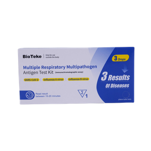 Bioteke 3 in 1 covid influenza A+b antigén gyors tesztkészlet