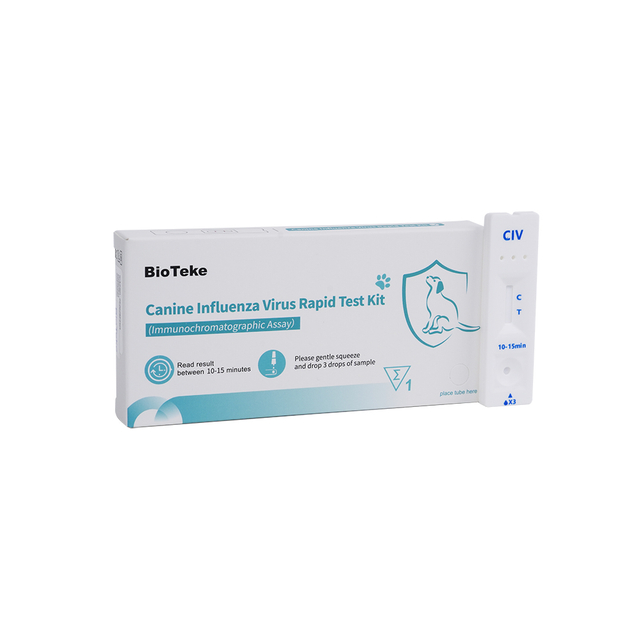 Kutya influenzavírus (CIV) gyors tesztkészlet (immunochromatographic assay) ICA2301-2