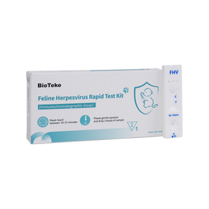 Macska herpesvírus (FHV) gyors tesztkészlet (immunochromatographic assay) ICA2301-14