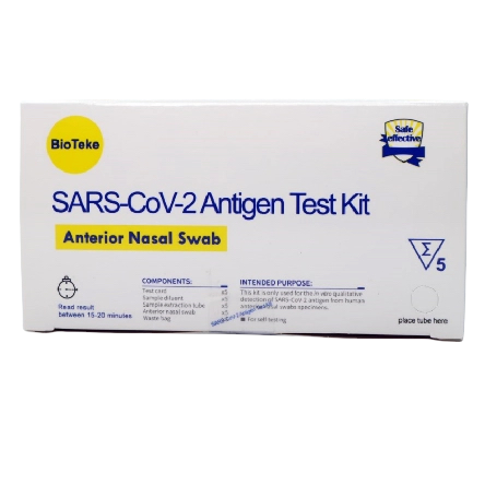 SARS-COV-2 antigén gyors tesztkészlet (elülső orrmenet)