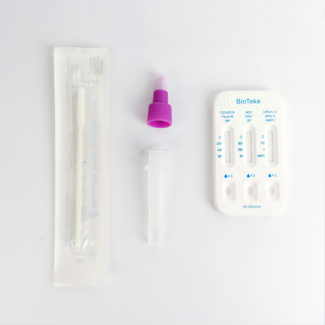 10. légzőszervi 10 SARS-COV-2/influenza A+B/HPIV2/HPIV1+3/RSV/ADV/MP/SP/HMPV Antigen Rapid Test Kit