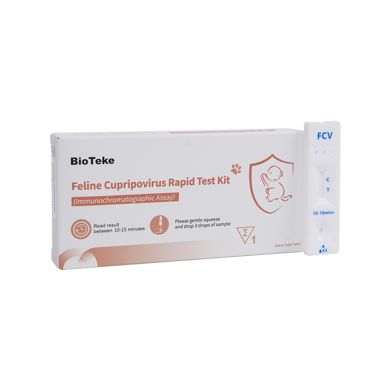 Macska cupripovírus (fcv) gyors tesztkészlet (immunochromatographic assay) ICA2301-13