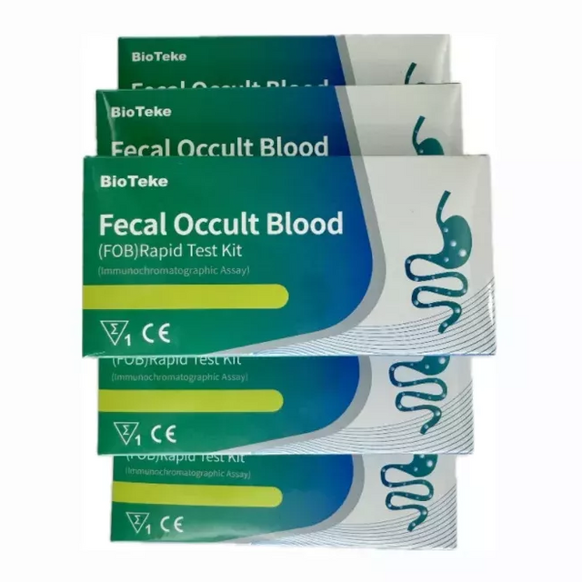 FECAL okkult vér (FOB) gyors tesztkészlet (Immunochromatographic Assay)