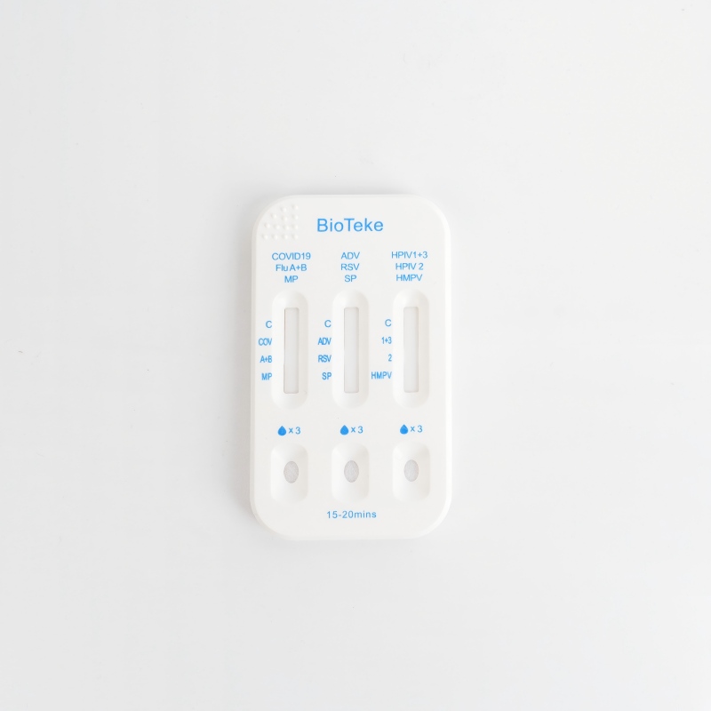 10. légzőszervi 10 SARS-COV-2/influenza A+B/HPIV2/HPIV1+3/RSV/ADV/MP/SP/HMPV Antigen Rapid Test Kit