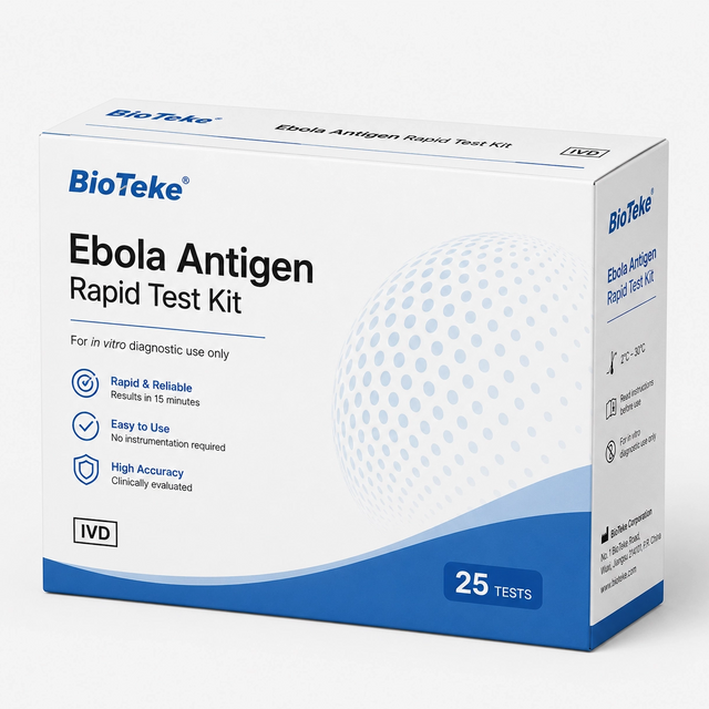 Ebola antigén gyorsteszt készlet